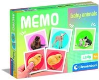 Clementoni Memo Pocket Baby Animals - Tierspiel f&uuml;r Kinder ab 4 Jahren | Memo Spiel