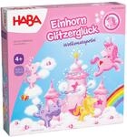 HABA Einhorn Glitzergl&uuml;ck Wolkenstapelei - Kooperatives Stapelspiel ab 4 | Lernspiel