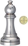 Bartl Cast Puzzle Chess Bishop Metallpuzzles Schachfigur L&auml;ufer in der Farbe...