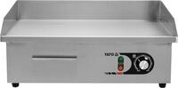YATO Profi Gastro elektrische Grillplatte | 55x35 cm | glatt | 3000 Watt |...