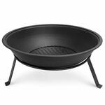 Adler Europe Garten-Feuerstelle 55 cm mit Rost, hitzebest&auml;ndig bis 500 &deg;C 