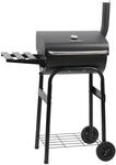 BBQ-Toro Holzkohlegrill mit Thermometer und Schornstein | (B) 84 x (T) 47 x (H)...
