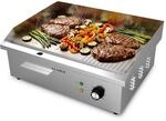 KLAMER Elektrogrill Edelstahl 3000W, XL Grillplatte 54,5x38,5 cm Tischgrill 