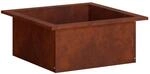 vidaXL Feuerrostring 90 x 90 x 25 cm Roststahl