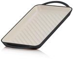 Mahlzeit Gusseisen-Grillplatte Emailliert | Blue Berry | 39,5 x 22 x 3,5 cm |...