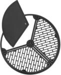 BBQ-Toro Gusseisen Plancha Set mit Grillrost und Grillplatte | &Oslash; 54,5 cm -