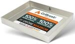 Grillrost.com Das Original Edelstahl Grillplatte | Plancha | Wanne 30x25cm -