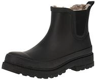 VERBENAS 9302181199 Lua Fur Smooth - Damen Chelsea Boots - Black-Black