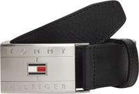 Tommy Hilfiger Herren Th Flag Plaque Belt Am0am14322 Fester G&uuml;rtel (1er Pack)