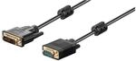 Goobay 93260 DVI A auf VGA Adapterkabel / Full HD 2560 x 1600p Monitorkabel /...