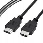 LANBERG HDMI-Kabel, M/M, 3840 x 2160 30 Hz, mit Ethhernet-Kanal, 3 m, Schwarz