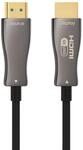 ProfiPatch HDMI Kabel 4K Glasfaserkabel 60Hz UHD 10m High Speed mit Ethernet...