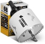 Lochs&auml;ge 68 mm - Amboss Bi-Metall (inkl. 6-kant Standard-Aufnahme) ideal f&uuml;r