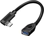 LogiLink CU0100 - USB 3.2 (Gen2) Kabeladapter 10 Gb, Typ-C (90&deg; gewinkelt) auf...
