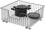 bremermann Schrank-Korbauszug 50 cm Breite mit Einlegeboden, K&uuml;chenschublade...