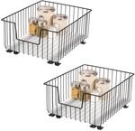 bremermann Schrank-Korbauszug 2er Set 40 cm Breite mit Einlegeboden,...