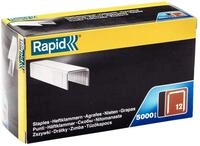 Rapid Tackerklammern Typ 12, 12 mm, 5.000 Stk. Flachdrahtklammern | Galvanisierter