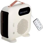 ADLER EUROPE Retro-Heizl&uuml;fter 2000 W - Fernbedienung, LED - 15&ndash;40 &deg;C | 2