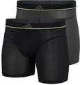 adidas Herren Boxer Brief (2er Pack) - Sport Active Micro Vent | Bequeme Unterw&auml;sche