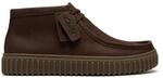 Clarks Herren - Boots Torhill Hi in braun Glattleder