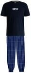 BOSS Herren Schlafanzug Loungewear Nightwear Easy Long Set T-Shirt