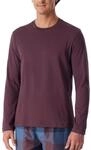 Schiesser Herren Schlafshirt Langarm Rundhals - Mix + Relax - Cotton