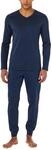 Schiesser Herren Schlafanzug lang mit B&uuml;ndchen - Nightwear Set