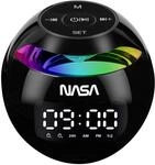 NASA Wecker SP200 &ndash; Bluetooth-Lautsprecher, 3 W, Dual-Alarm, LED-Licht, Langer