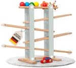 Coemo Stabile Kugelbahn L aus Holz, Gr&uuml;n, 7 niedliche Mobile wie Auto | Blume,