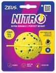 Zeus Nitro Hundespielzeug | h&uuml;pfender Hundeball mit Gewicht, M, &Oslash; 6,3cm | Robuster