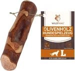Wildfang&reg; Olivenholz f&uuml;r Hunde, Gr&ouml;&szlig;e L &ndash; robuste Kau-Sticks f&uuml;r Starke...