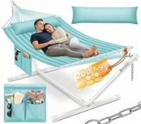KESSER&reg; H&auml;ngematte Hill mit Gestell Kissen Doppelh&auml;ngematte f&uuml;r 2