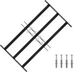 vidaXL Fenstersicherheitsgitter 75,5 x 45 cm Galvanisiertes Stahl