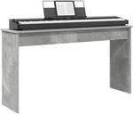 vidaXL Klavierst&auml;nder Beton Grau 120 x 32 x 64 cm Holzwerkstoff, Moderner,...