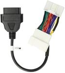 vhbw OBD2 Adapter 26Pin Stecker auf OBD2 16Pin kompatibel mit Tesla Model 3 Auto, KFZ