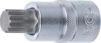 BGS 4344 | Bit-Einsatz | Innenvielzahn (f&uuml;r XZN) M14 | Antrieb Innenvierkant 12,5 mm