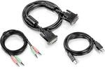 TRENDnet TK-CD06 6 ft. DVI-I-, USB- und Audio-KVM-Kabel-Set (Anschluss eines