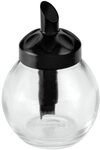 Metaltex Zuckerdosierer, Glas/Kunstoff, schwarz, rund