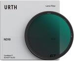 Urth 67 mm Graufilter ND16 (4 Stop) ND Filter (Plus) | 20-lagig nanobeschichtet,