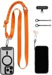 SMALLRIG Handy-Schultergurt, Verstellbares Umh&auml;ngeband f&uuml;r Phones, Orange 