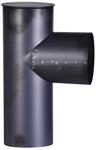 FIREFIX O120/KK Blauglanzblech Kapselknie, 300 mm lang, &oslash; 120 mm - Ofenrohre aus