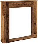 vidaXL Kaminumrandung Altholz-Optik 100x20x100 cm Holzwerkstoff