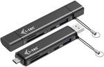 i-tec USB-C/USB-A Dongle SD・TF and 2X USB (1x USB-A・1x USB-C)・USB 3.2 Gen...