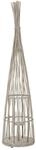 ECD Germany Bambus Laterne, Windlicht 150 cm, Holzfarbe, Gartenlaterne mit LED