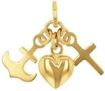 Amor Motivanh&auml;nger Damen Anh&auml;nger, Gold, GLH, Kommt in Schmuck Geschenk Box,