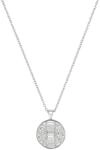 Tom Tailor Kette mit Anh&auml;nger f&uuml;r Damen, Edelstahl, mit Preciosa, 42+3 cm, silber,