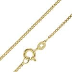 trendor Feine Veneziakette Silber 925 Goldplattiert 0,9 mm 39450 | zeitlose
