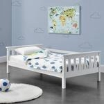[en.casa] Kinderbett Nuuk mit Stauraum 80x160 cm Jugendbett bis 70 kg mit...
