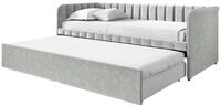 Mirjan24 Jugendbett Nudfer mit Bettkasten, 2 Schlafpl&auml;tze (Vera 01, 90x200) 