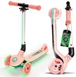Apollo Whizzie LED Kinderroller, klappbarer Kinder Scooter, h&ouml;henverstellbarer